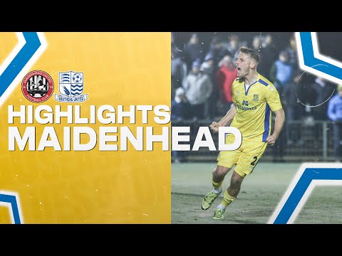 Maidenhead Southend Goals And Highlights