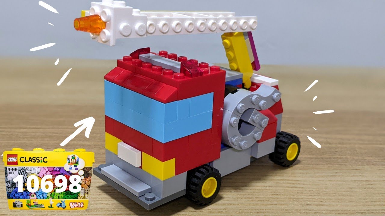 Lego Ideas Fire Truck Car 4 消防車の作り方 レゴクラシック 車 レシピ4 Youtube