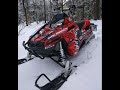 Polaris pro rmk  163 pov backcountry snowmobiling