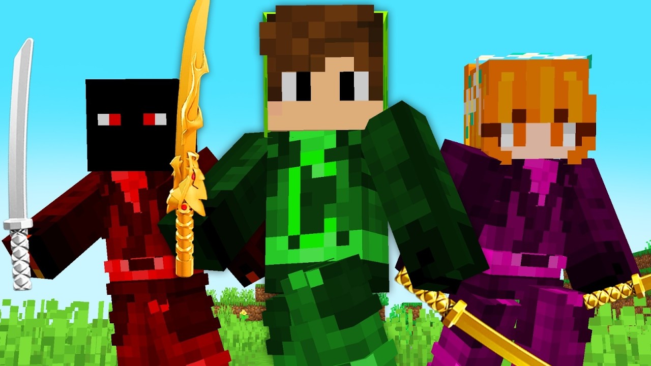 Мы стали НИНДЗЯ из NINJAGO в Майнкрафте!