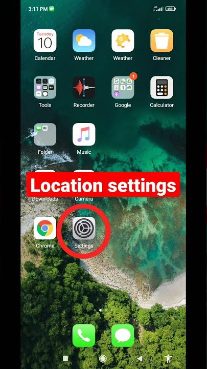 Location and GPS Settings on Android #shorts