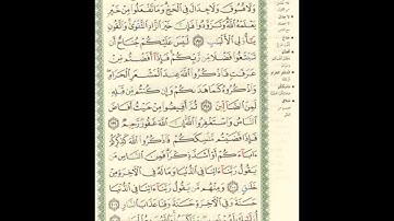 الورد اليومى.. سورة البقرة من الاية 197 الى الاية 202 بصوت القارئ الشيخ ماهر المعيقلى