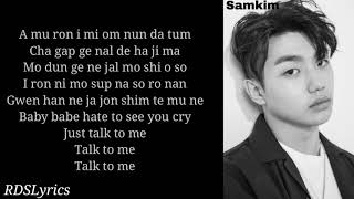 Sam Kim Feat. Crush - Make Up (Easy Lyrics)