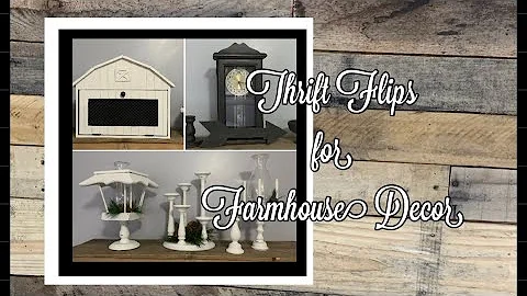 Thrift Store Flips to Makeover into Farmhouse Decor to Resell *Sunday Funday*