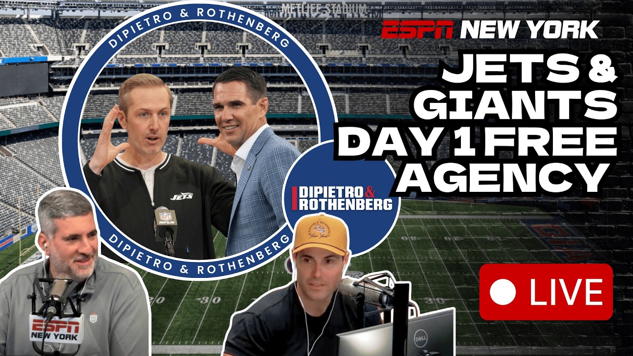 Reacting to busy first day of NFL free agency for Giants & Jets | DiPietro & Rothenberg | 3/10/26