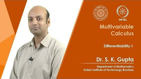 Lecture 07: Differentiability-I