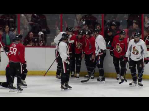 Fight breaks out between Senators after MacArthur takes huge hit