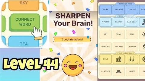 Connect Word Level 44 Answer || Kc
