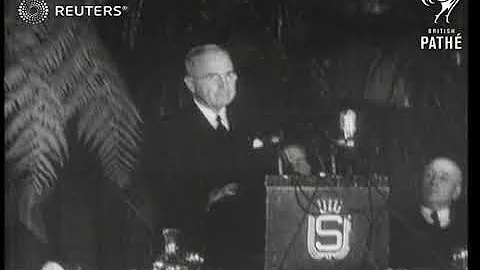 President Truman speaks during the Korean War (1951) - DayDayNews