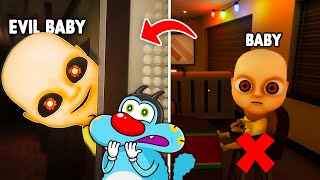 Baby In Yellow Scares Oggy | Baby Turns Into Evil Baby!😱😨