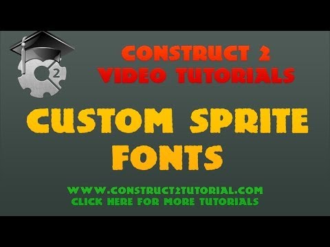 How to Create Sprite Fonts for Construct 2