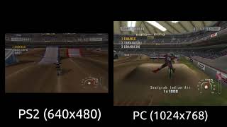 MX vs. ATV Unleashed PlayStation2 vs. PC Comparison