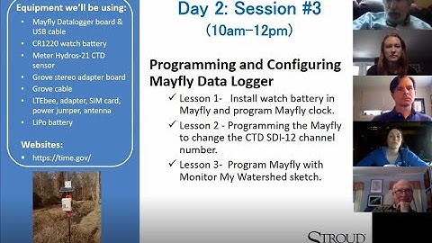 Building an EnviroDIY Monitoring Station: Virtual Workshop, Day 2