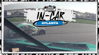 In-car camera: Bubba Wallace spins on Lap 2 at Atlanta | NASCAR