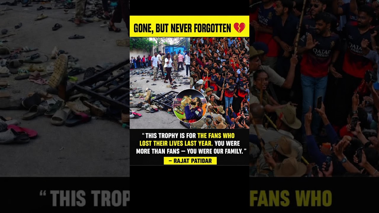 RCB's Emotional Tribute 💔🏆 | Rajat Patidar's Heartfelt Message for Fans ❤️