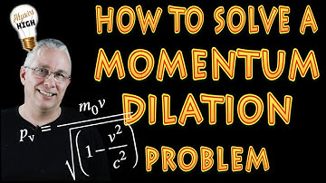 a sample relativistic momentum problem with solution