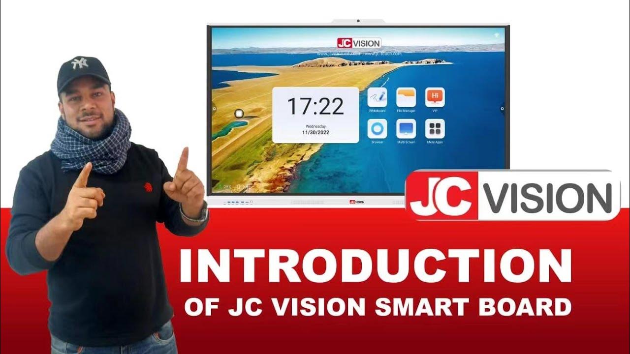 Product Overview JC Vision Interactive Flat Panel Smart Board In