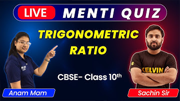 Class 10 Trigonometry Ratio Maths 2022-23 Session | Quiz | Sachin Sir | Kelvin #class10