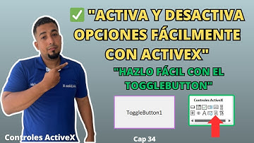 ToggleButton o Botón Alterno en Excel: Controla y Configura con ActiveX Cap 34 #sepamosexcel