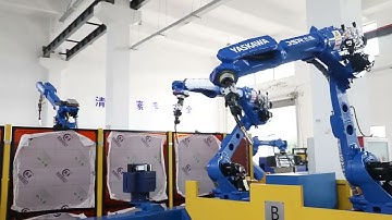 Three axis positioner robotic welding system