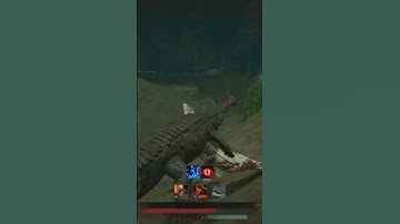 Path of titans sarco kills everything #dinofight #dinosaur #gaming #rex #pathoftitans #sarcosuchus