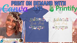 Canva tutorial   Tshirts Print on Demand with Printify - #canvatutorial  #printify