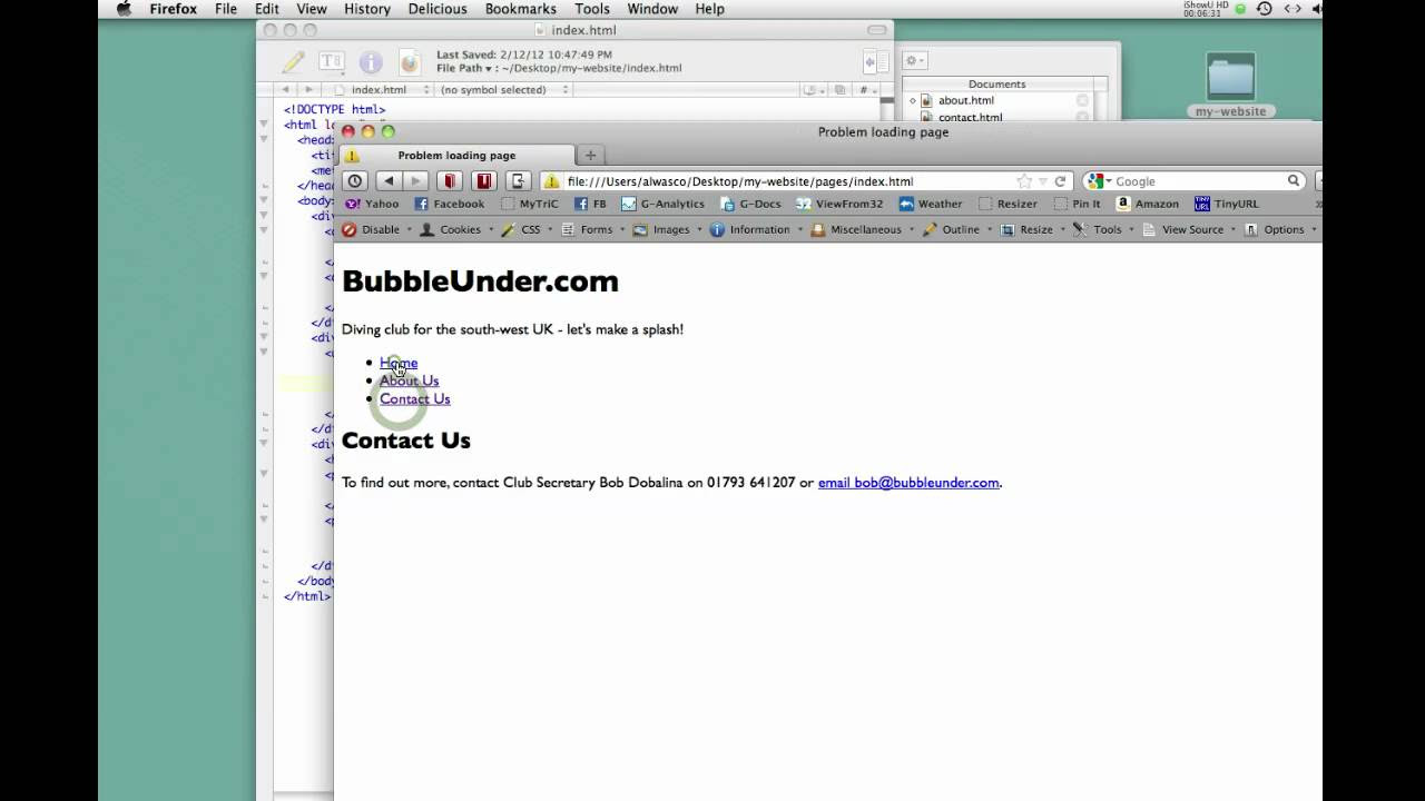 Update Wk4 - Organizing your website files