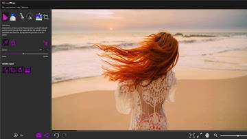 Animate hair with PhotoMirage