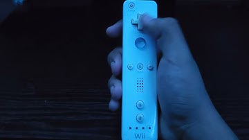 Pressing DOWN on a Nintendo Wii remote