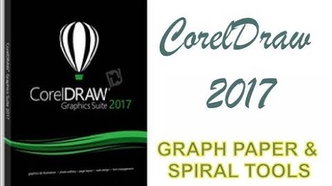 COREL DRAW 2017 USING GRAPH PAPER & SPIRAL TOOL HINDI URDU PART 22