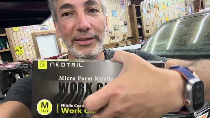 Nitrile Coated Safety Work Gloves Review & Unboxing
