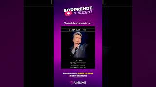 Promoción boletos para el concierto de @OficialLuisMiguel  sin cargos por servicio (15 de Mayo) ​⁠