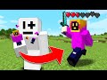 Minecraft Manhunt, But Eating Secretly Damages The Hunter...