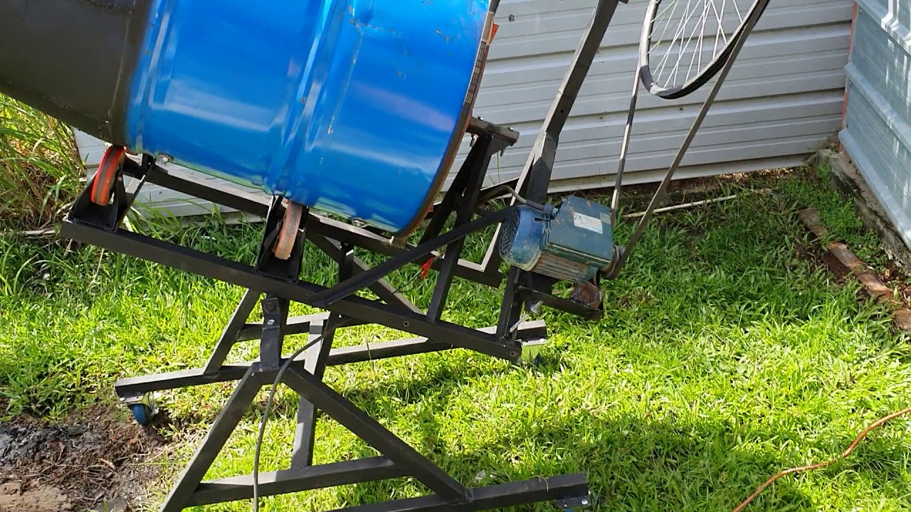homemade cement mixer YouTube