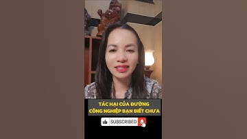 Tác hại của đường công nghiệp bạn biết chưa#xuhuong#NhungVuAlice
