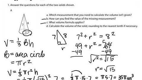 Unit 5 - lesson 15 - putting all the solids together