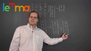 Linear Algebra 8d: Another 2x4 Linear System