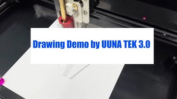 Drawing Demo by UUNA TEK 3.0 Highend Pen Plotter Drawing Robots