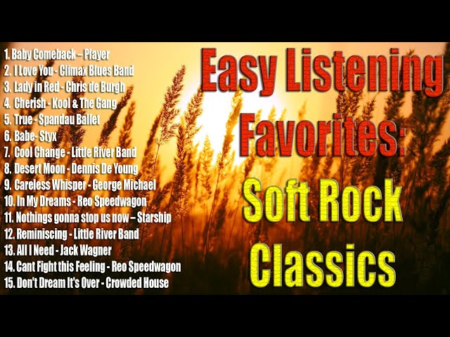 Easy Listening Favorites - Best of Soft Rock Classics class=
