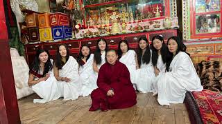 Completion of 3-year 3-month retreat in Gar Nunnery on 23 Jan 2024 (Updated)