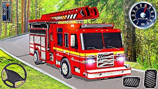 Real Fire Truck Driving Sim - Rescue Helicopter Flying Game 3D | Android Gameplay | Part 2 screenshot 3