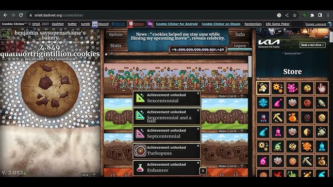 COOKIE CLICKER INFINITY HACK 