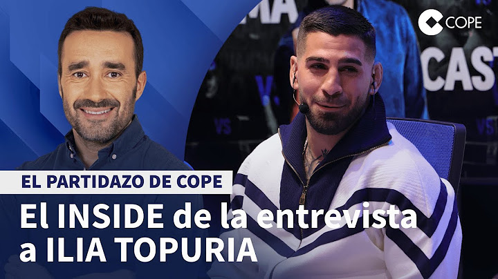 El INSIDE del programa especial con ILIA TOPURIA | El Partidazo de COPE