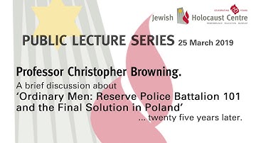 PUBLIC LECTURE SERIES: A brief discussion about 