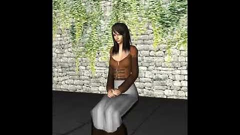 3DModels-Textures: Animated NPC Villager female character