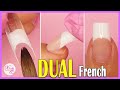 #10/21 Como hacer Uñas French (Francés) PERFECTO con MOLDES DUAL 💅💅 Curso GRATIS Uñas Acrílicas