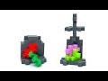Plus-Plus Tombstones Halloween Instructions