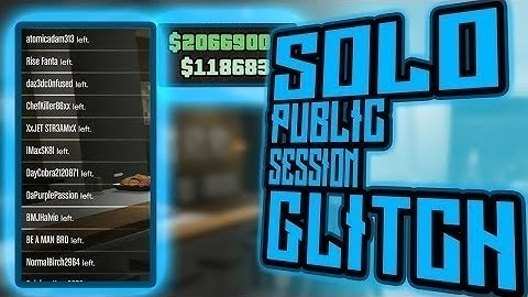 How To Get Into A SOLO Public Session! GTA 5 *EASY* *After All Patches!*