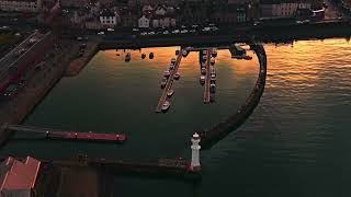 Newhaven Harbour, Edinburgh, Scotland. Mavic 4 pro.