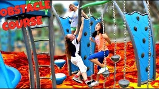 Playground Obstacle Course Floor Is Lava